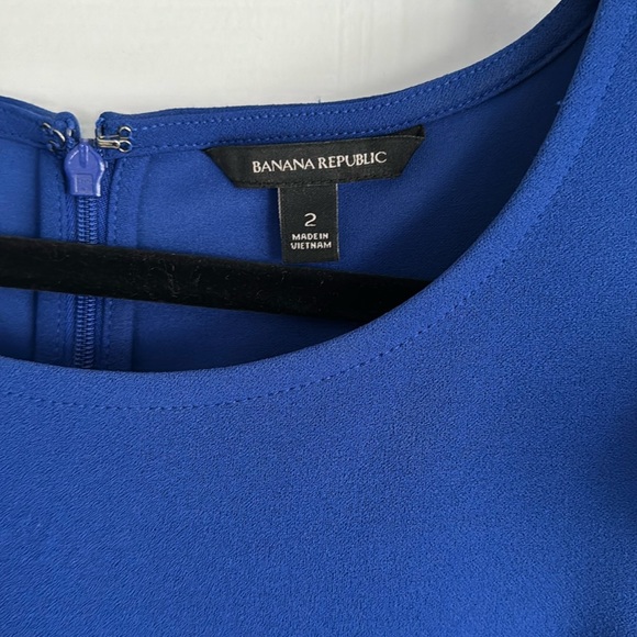 Banana Republic blue dress, size 2 - Picture 2 of 3